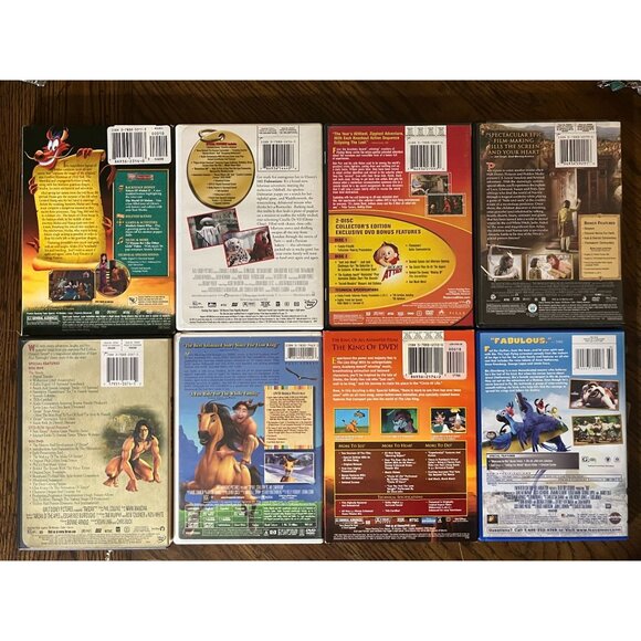 8 DVD Lot Disney DreamWorks Animated Cartoon Movies Rio Tarzan Spirit Narnia Etc - Picture 2 of 13